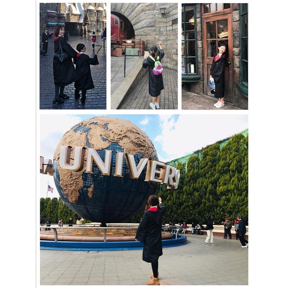 Harry Potter Kostum Harry Potter Jubah Penyihir Cosplay Halloween Anak Remaja Dewasa Cewek Cowok