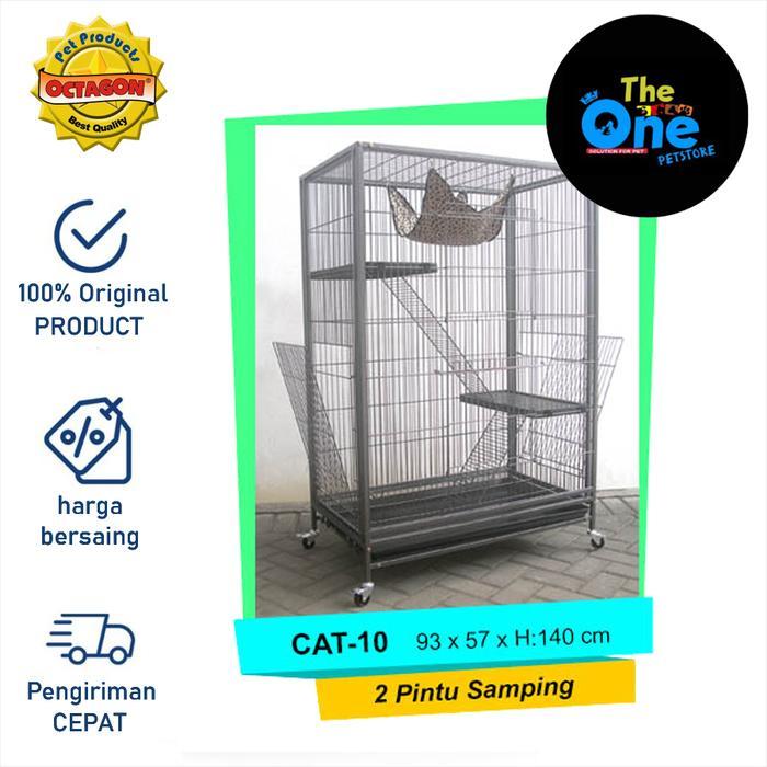 Kandang Kucing Tingkat Kandang Octagon 3 Tingkat JUMBO CAT10