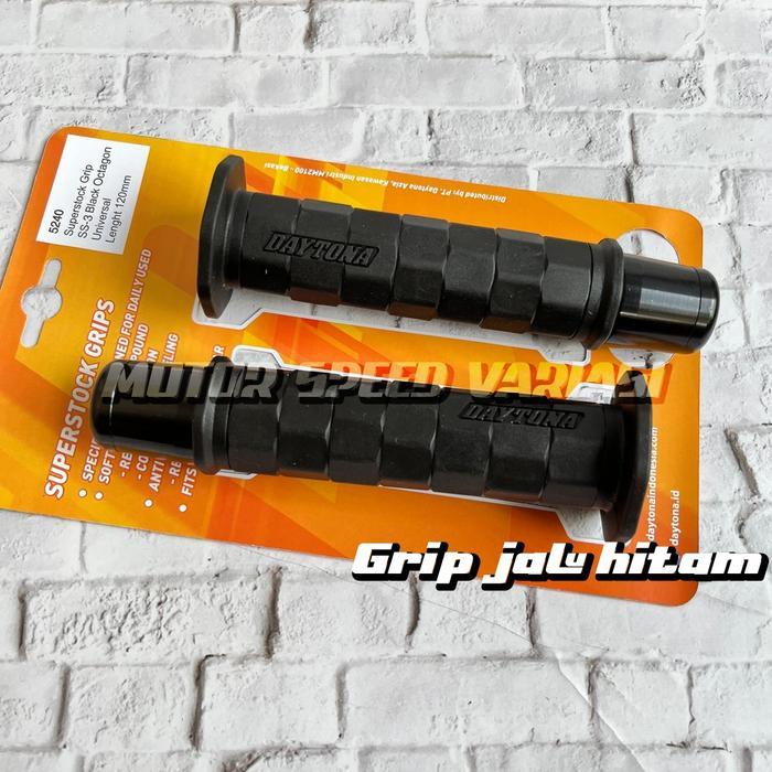 Handgrip Daytona Superstock Jalu CNC Warna Motor Universal Bebek Matic Moge