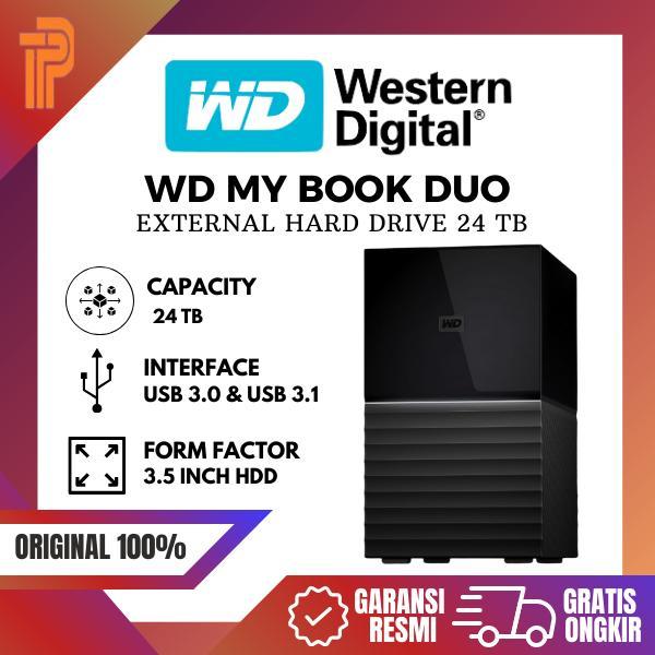 WD MyBook duo 24TB / My book duo 24 TB / Eksternal HDD / External HD