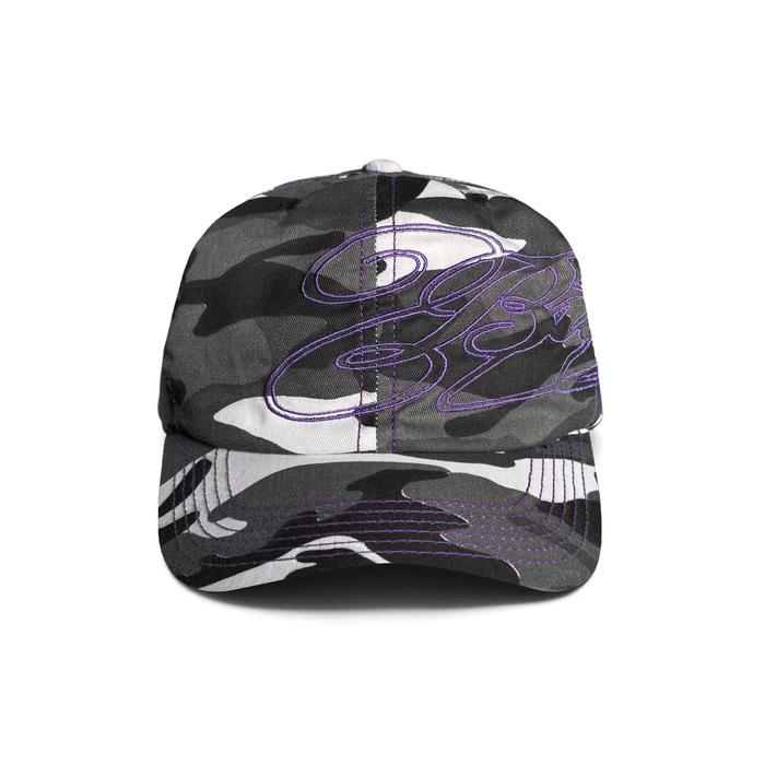 Buron - Linx Polo Cap Camo White Topi Polo Bahan Twill/Drill Camo Putih Abu Hitam dengan Grafik