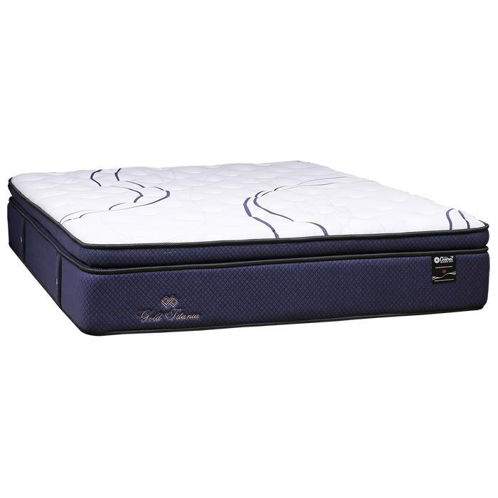 kasur Central springbed GOLD TITANIA Plushtop Senselatex spring bed with encasement foam - KASUR CEN