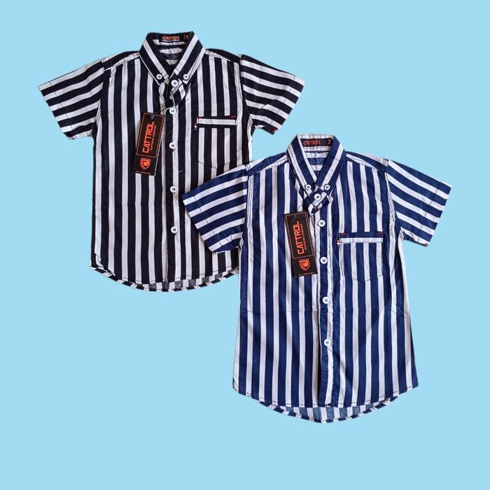 Sale- Kemeja Anak Laki Laki /Kemeja Anak Garis