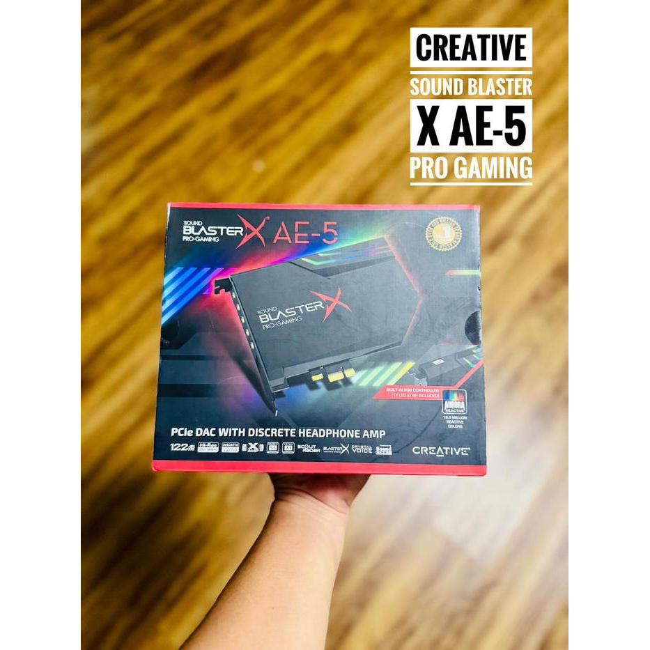 Creative Sound BlasterX AE-5 PCIe Gaming Sound Card and DAC