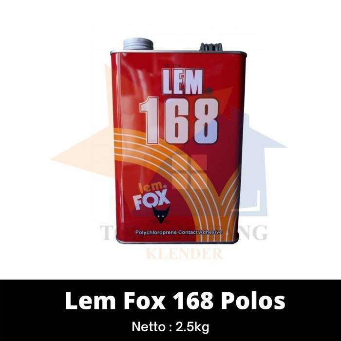Fox Lem Kayu 168 Polos Galon / Lem Fox 168 Polos Galon / Lem Fox 168 Polos Galon 2,5kg