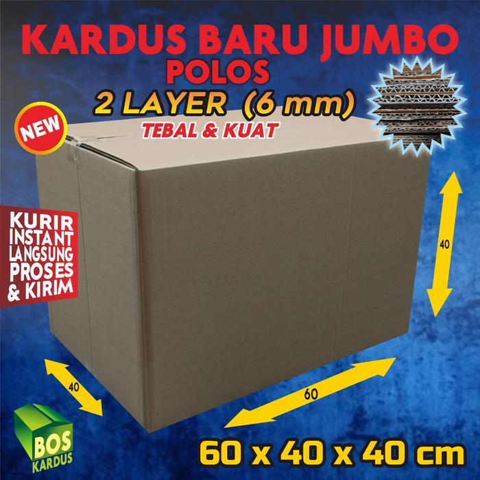 "New" Kardus Besar Pindahan Jumbo Packing Packaging Packing Baru Tebal Box Kotak 1 Layer 2 Layer 1