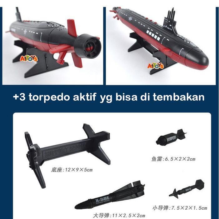 New Mainan Kapal Selam Miniatur Submarine Mainan Kapal Perang