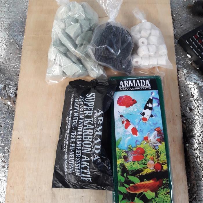 Terlariss paket media talang filter 60 cm.
