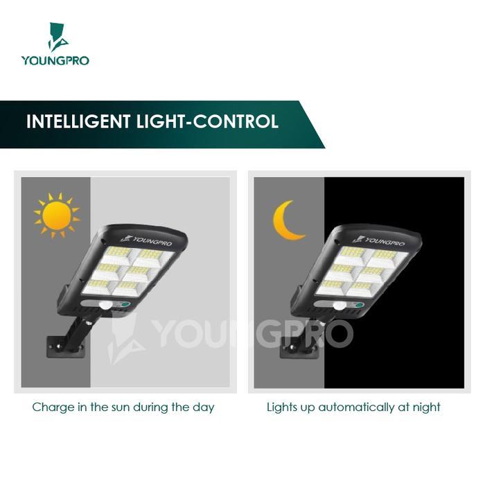 Lampu Solar Yco-150 + Remote  Lampu Led Tenaga Surya Lampu Outdoor Bergaransi 12 Bulan - Youngpro