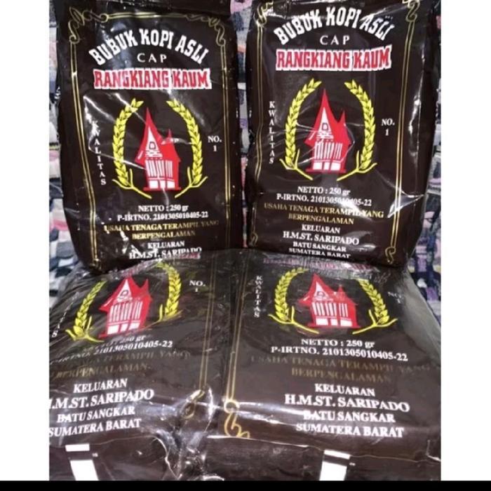 Terlaris STOK BARU// KOPI RANGKIANG KAUM 1KG ISI 4// ROBUSTA KOPI ASLI PADANG// KOPI ORYGINAL