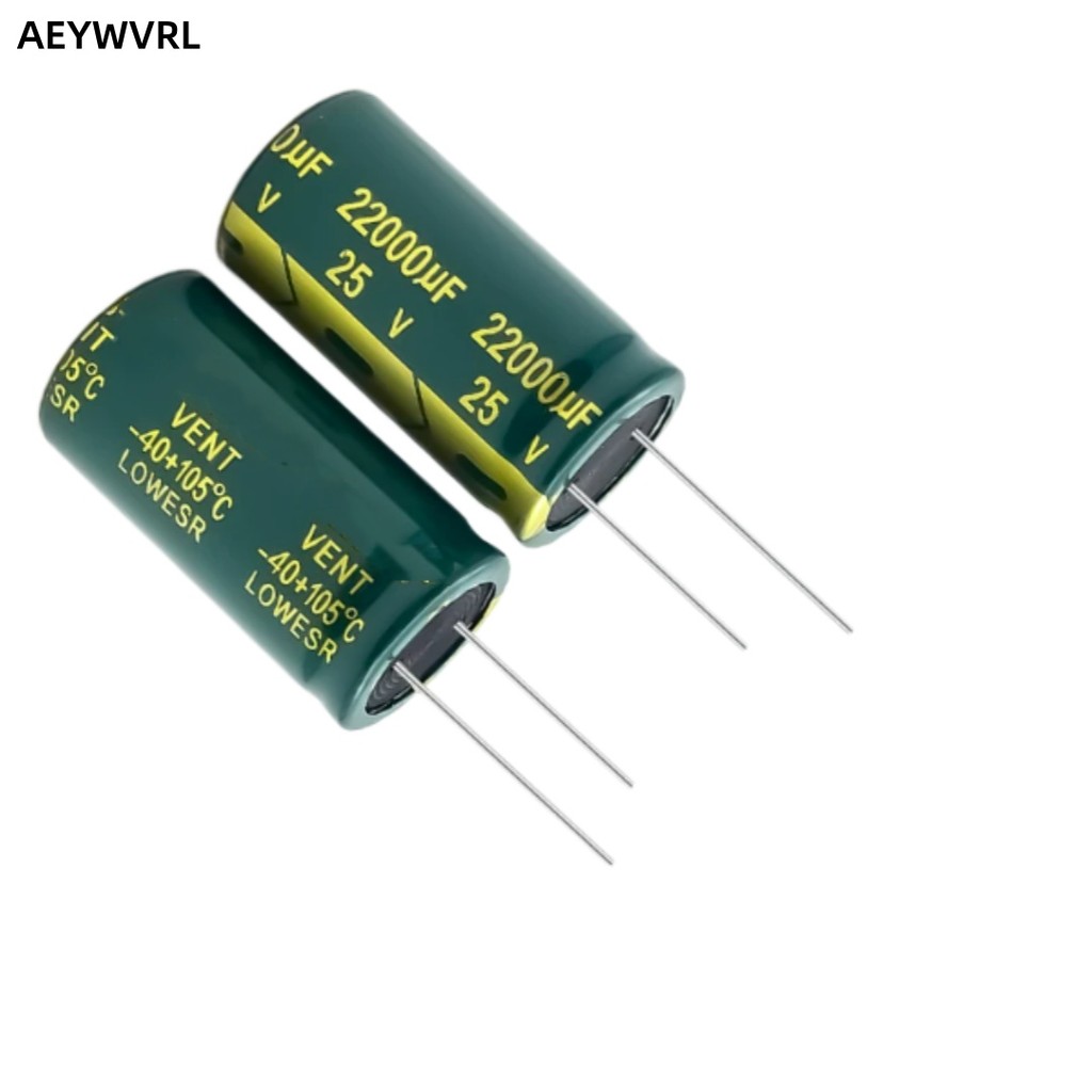 10PCS 22000UF 25V 25V22000UF high frequency low impedance aluminum electrolytic capacitor 22*40MM