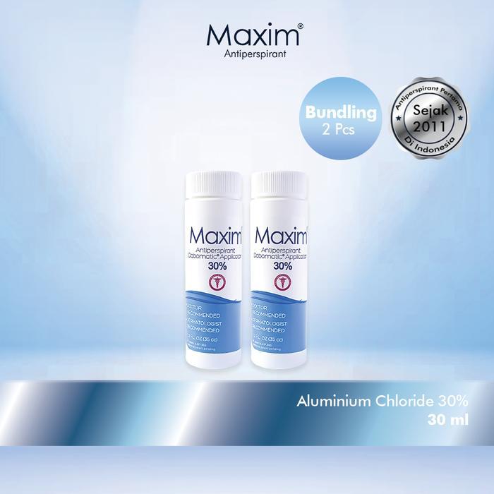 Maxim Antiperspirant 30% 30ml Deodorant untuk Tangan (Bundling 2pcs)