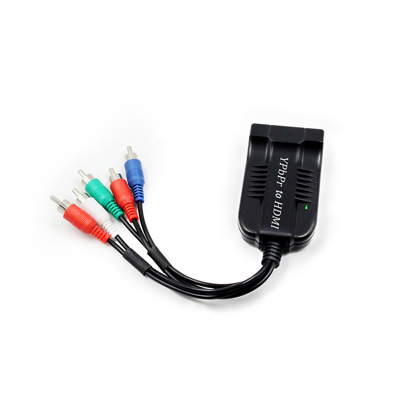 YPBPR to HDMI converter with hdmi port ,input Ypbpr and audio ,output HDMI for tv box,vhs,vcr ,dvd