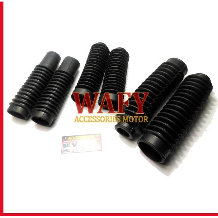 Cover Shock Depan Beat Vario Scoopy Karet Shock Depan Motor Universal Karet Pelindung Shock Motor