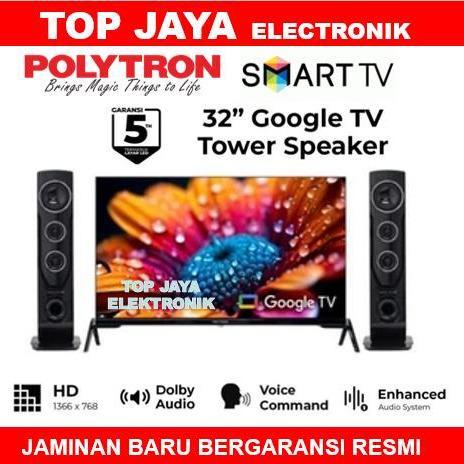 GOOGLE TV POLYTRON 32 INCH CINEMAX SMART TV/TV ANDROID CINEMAX POLYTRON 32 INCH/SMART TV POLYTRON 32