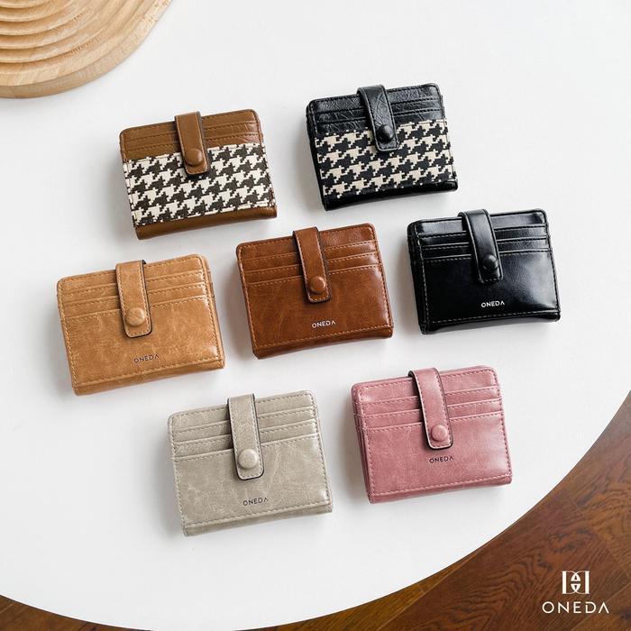 Oneda Liora Dompet Lipat Kartu Pria Wanita Tbk