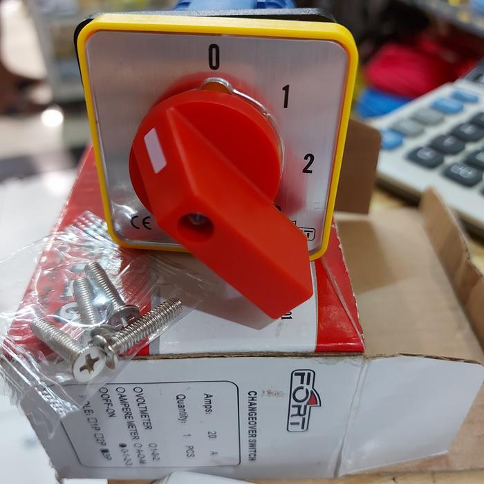 Selector / Rotary Switch 3 Pole 4 Posisi 0123