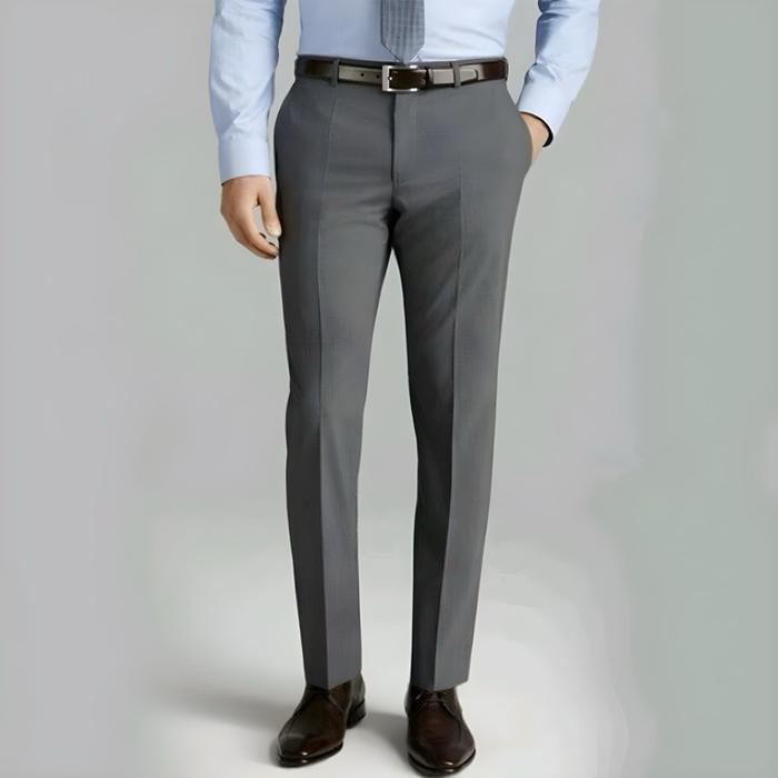 Celana Kantor Formal Pria Slimfit Bahan Dasar Kain Woll Kualitas Hitam Putih Cream Pasti Ori
