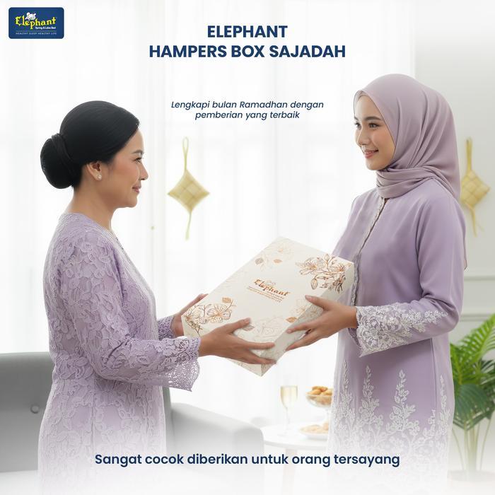 Elephant Hampers Box Sajadah Premium Hampers Box Sajadah Turki Travel Premium Kado Sajadah Lebaran