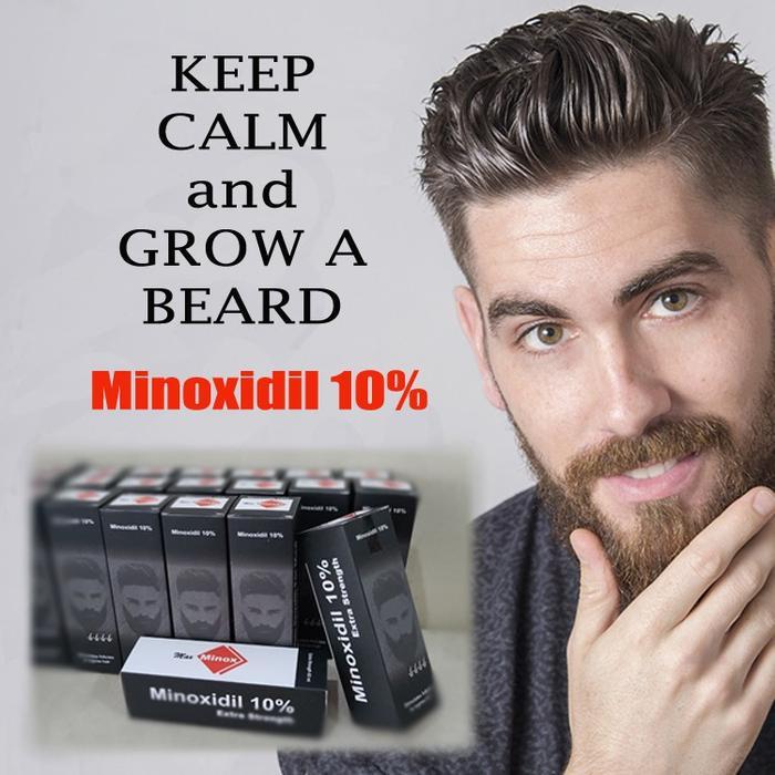 Terlaris Minoxidil 10%, Penumbuh Brewok Dan Rambut, Anti Botak Bukan Tugain Tbk