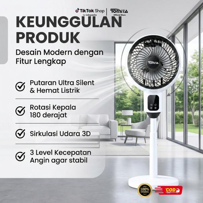 "New" KIPAS REMOT TERBARU KIPAS BERDIRI / KIPAS ANGIN REMOT / UK 9 INCH