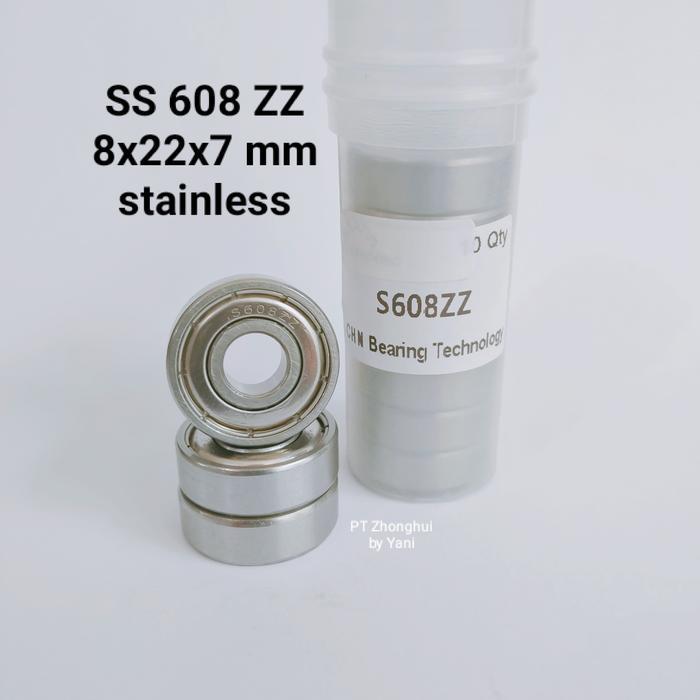 Bearing S 608 ZZ Stainless isi 1 pcs *