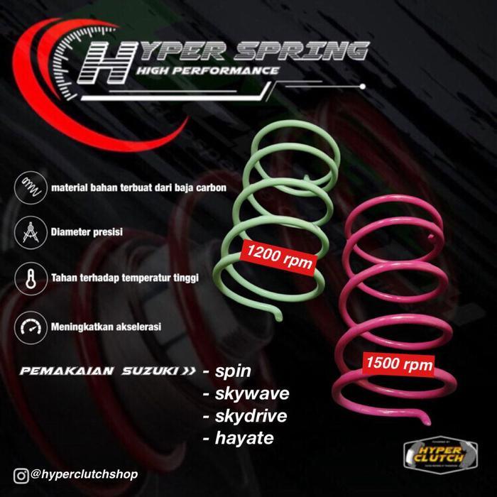 Diskon - Per Cvt Racing Suzuki Spin Skywave Skydrive Hayate