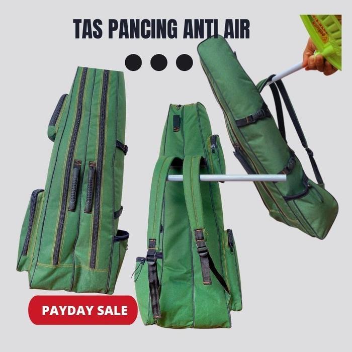 Tas Pancing Dua Ruang 100Cm Bahan Terpal Truk