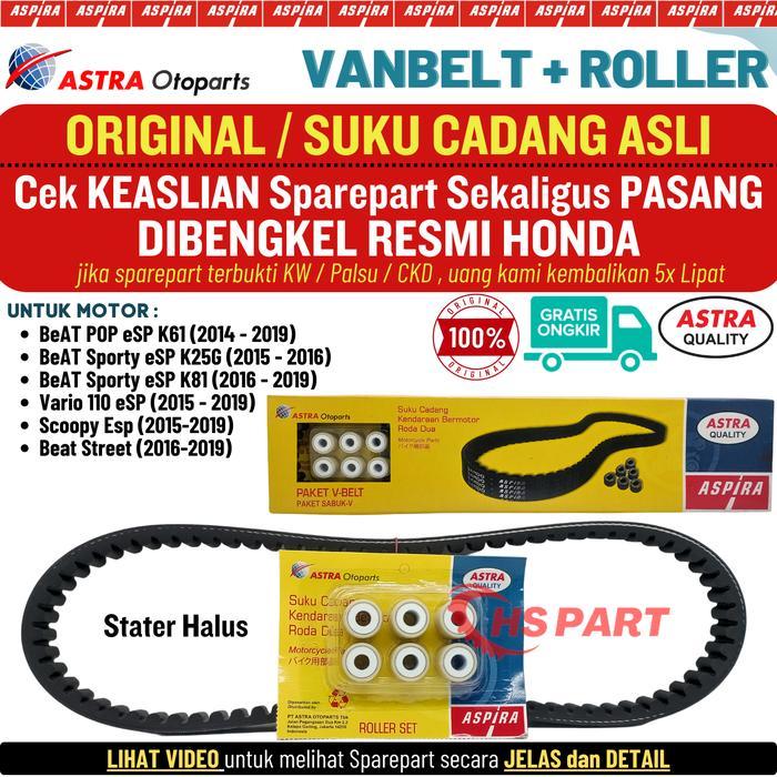 Vanbelt Beat K44 Ori , Vanbelt Beat Esp Original , Vanbelt Beat Street Original , Vanbelt Beat Pop