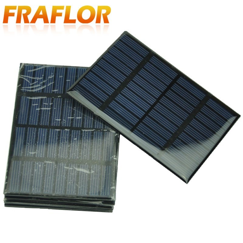 5PCS/Lot Solar Power Panel Bank DIY Home Solar System For Battery Cell Phone Chargers Portable Solar