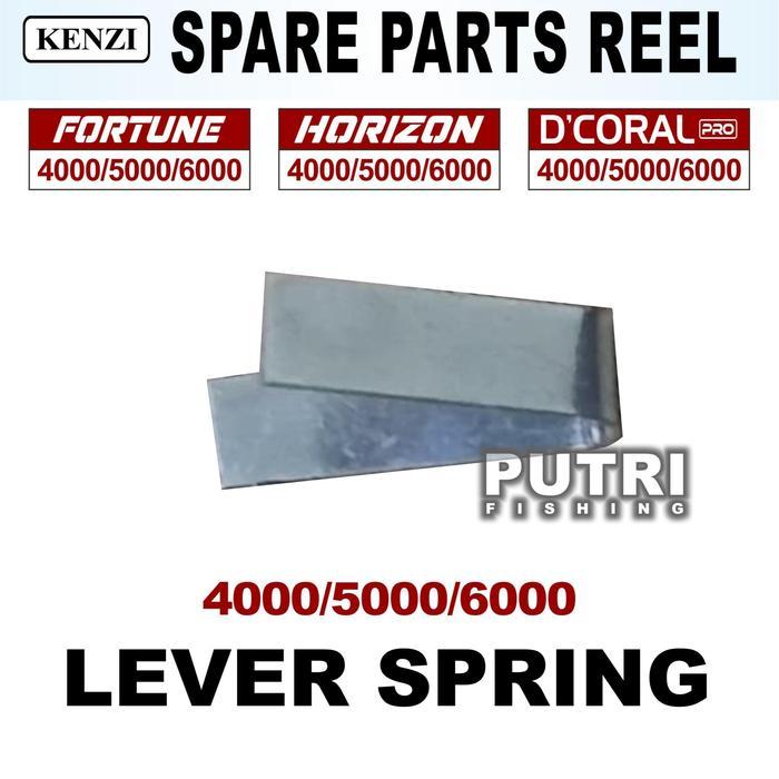 SPAREPART REEL KENZI FORTUNE HORIZON D’CORAL PRO 4000 5000 6000 - Part Reel 29. Lever Spring Ukuran 