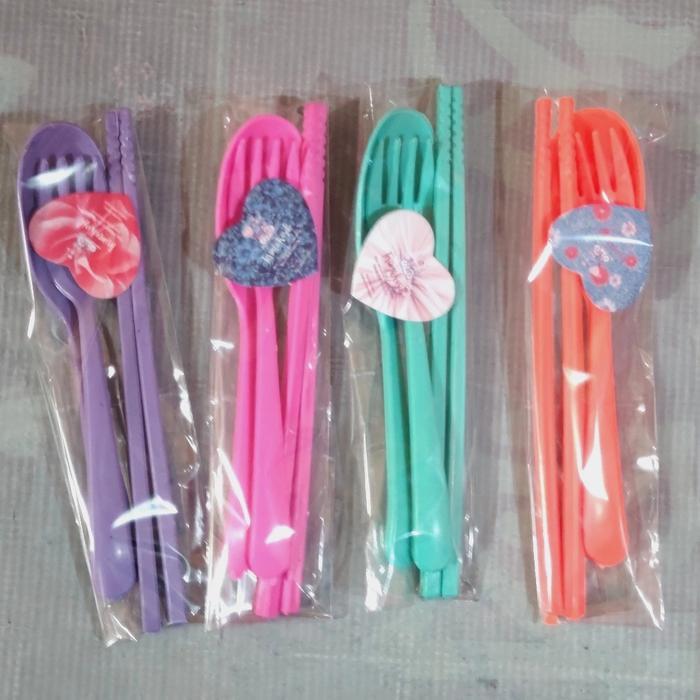 sendok garpu set+sendok go green+souvenir sendok+souvenir murah