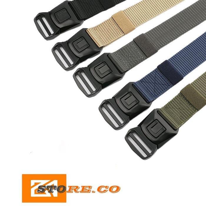 TALI PINGGANG PRIA TACTICAL MILITARY NILON CANVAS MEN BELT FASHION GESPER PRIA DEWASA KEREN DISTRO