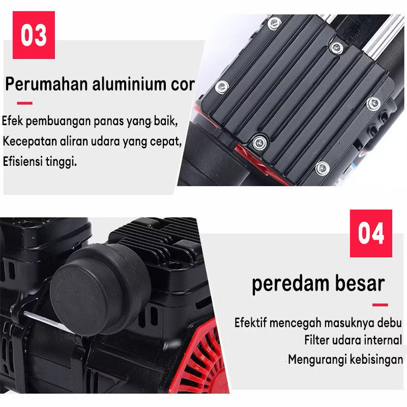 REAIM Air Compressor Kepala Kompresor Angin Oil Free Air Head Compressor Mesin Kepala Kompresor