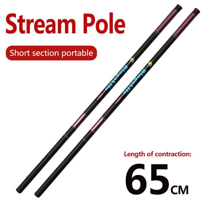 Ready - Alat Joran Pancing Murah Pancing Hantu Tua Tegek 720 Joran Tegek Ringan Kaku 65Cm Carbon