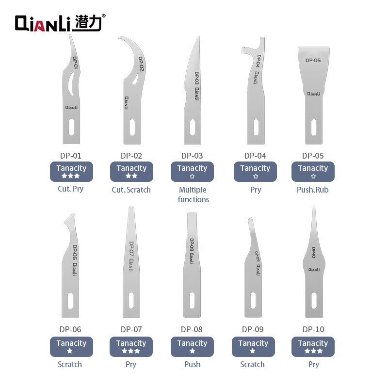 Qianli DP blade ihilt 012 handle universal desoldering grinding blade PCB motherboard layered IC deg
