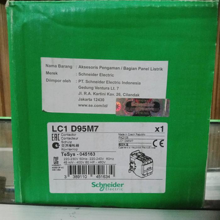 KONTAKTOR LC1D95M7 SCHNEIDER