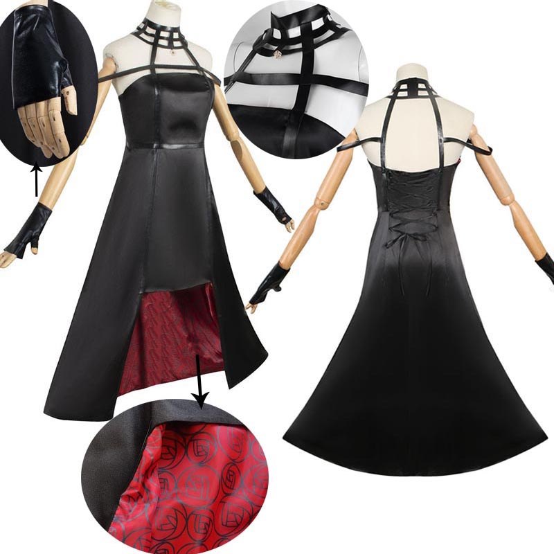 Yor Forger Cosplay costume Headband Elastic Thigh Stockings Tights Highs Wig Earrings Yor Forger
