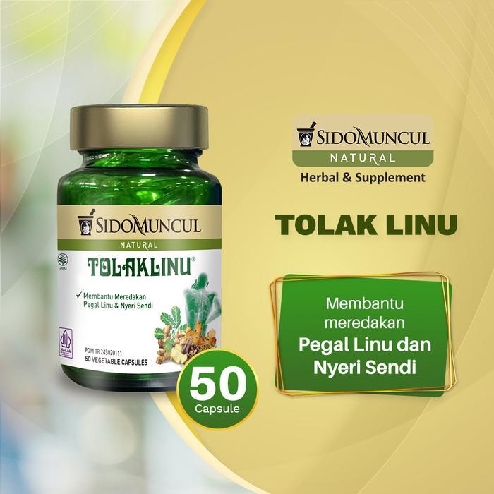 Terlaris Sido Muncul Natural Tolak Linu Capsule untuk Pegal Linu Nyeri Sendi