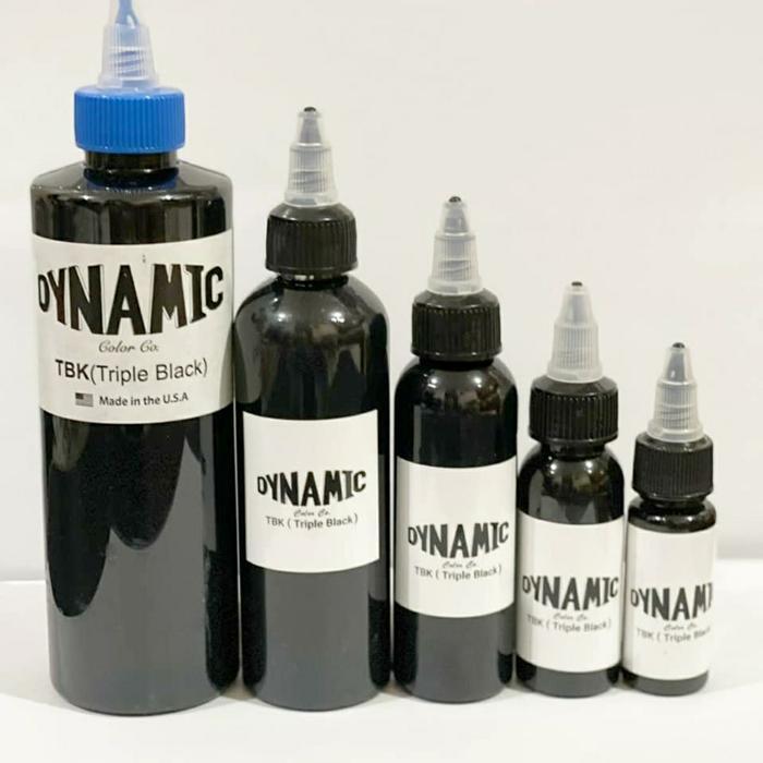 Tinta Tattoo Black Dynamic Tbk ( Triple Black ) 1/2Oz - 8Oz