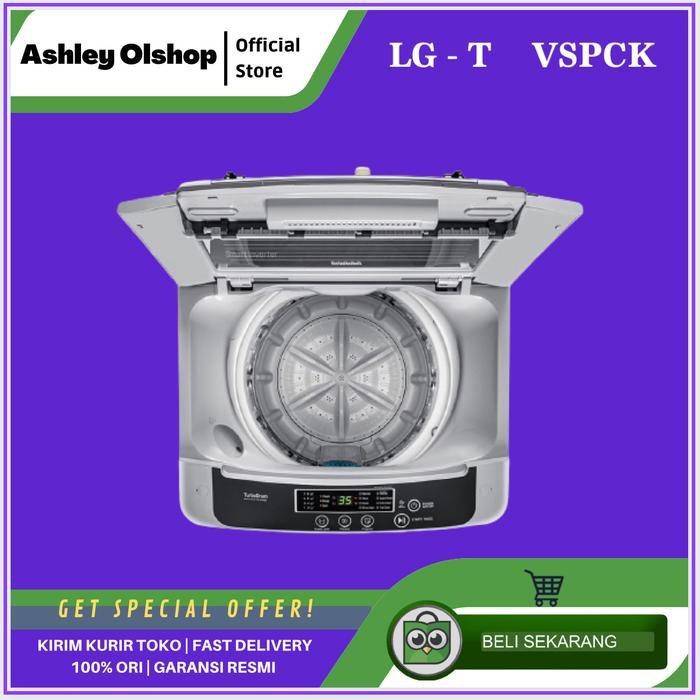 MESIN CUCI 1 TABUNG LG 7 KG INVERTER LG T2107VSPCK T 2107VSPCK