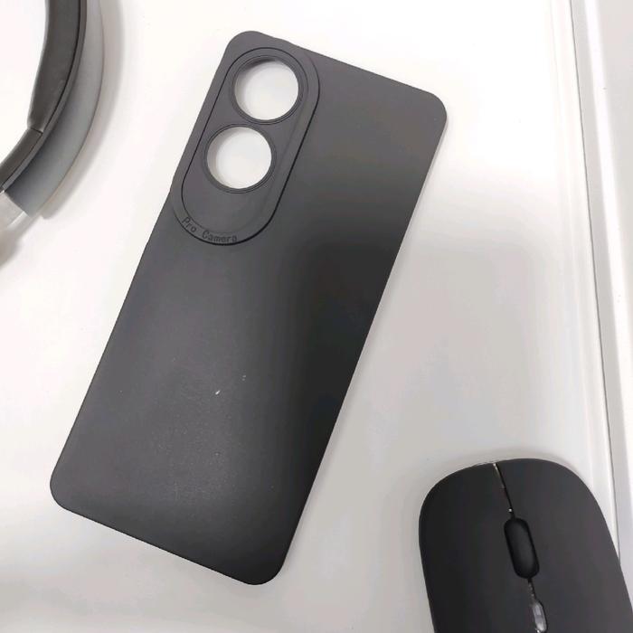 Casing Untuk Oppo A60 Terbaru - Warna Hitam Case Pro Cover Hp Oppo-A60 Tp Populer