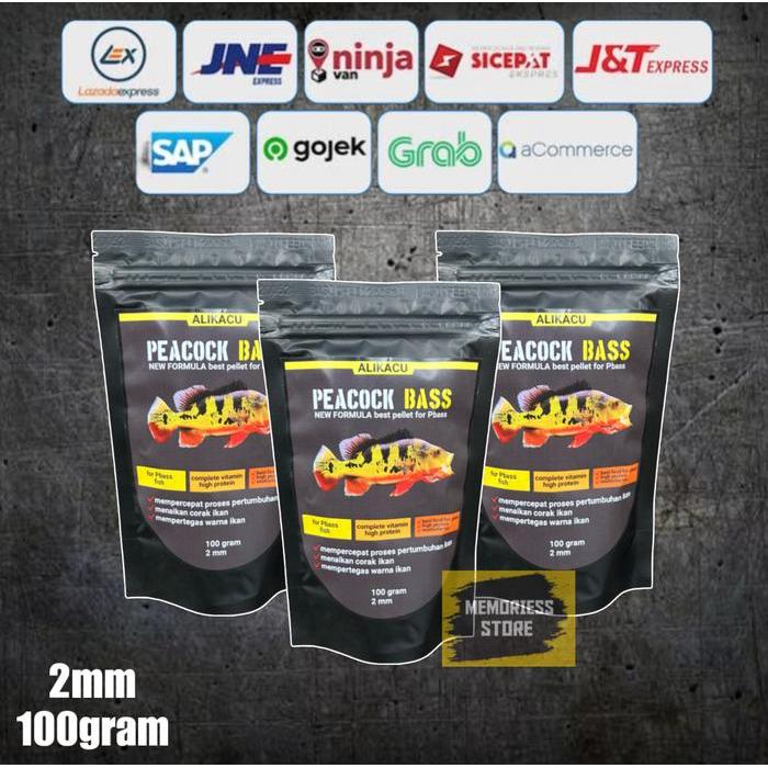 TERLARIS pelet ikan peacock bass new formula makanan ikan pbass mono pakan ikan predator gratis