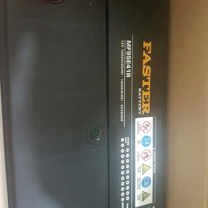 Aki N100 12v 100Ah 830A Faster