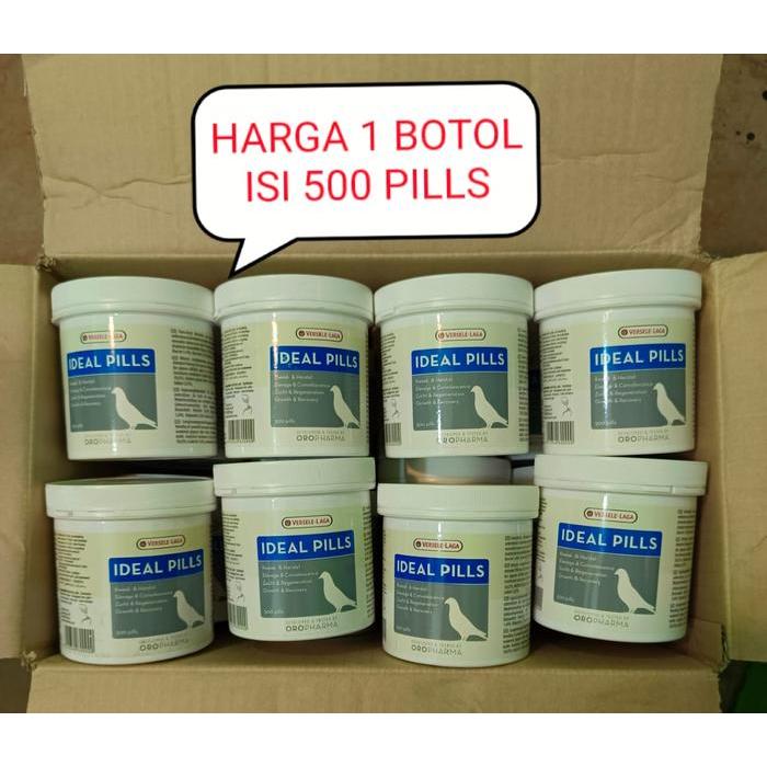 PIL IDEAL VERSELE LAGA VITAMIN BURUNG ( 1 BOTOL 500 PILS) IDEAL PILLS