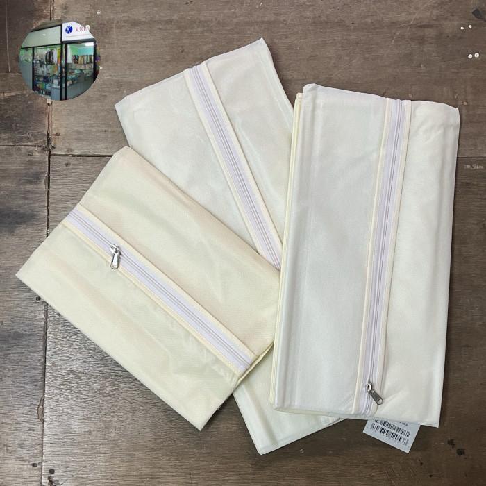 Cover gaun pengantin dress panjang krem