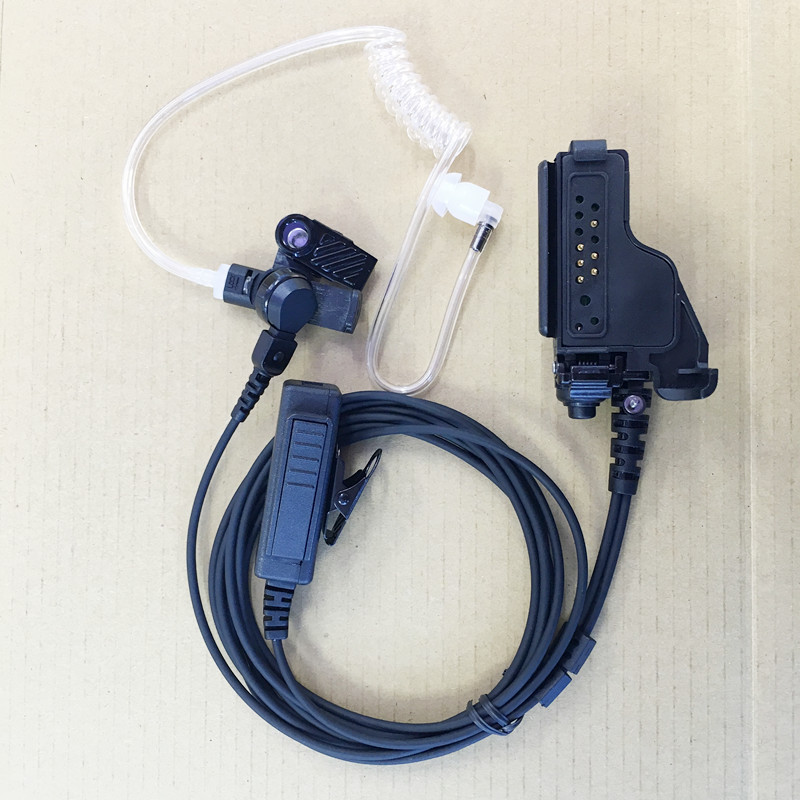 Long big PTT Air Tube headphone for motorola HT1000 XTS5000 XTS2250