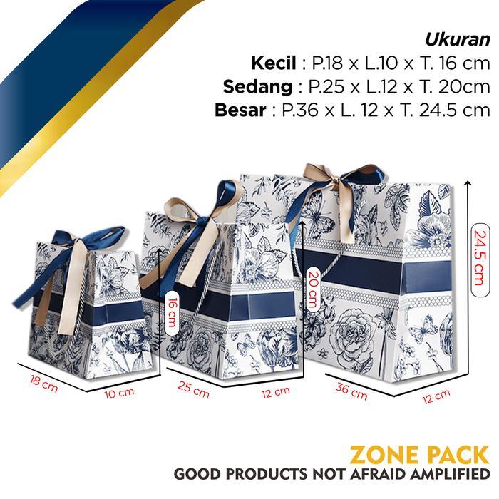 [ 3 Pcs ] Paperbag Motif Pita Paper Bag Gift Kado Aesthetic Paper Bag Motif Unik Paperbag Marble