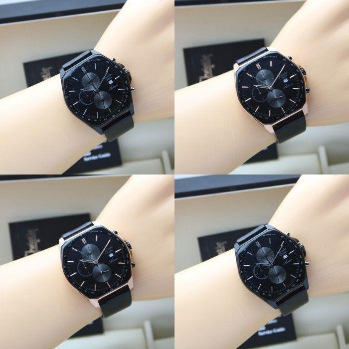 JAM TANGAN PRIA ALEXANDRE CHRISTIE AC 6648 / AC6648 LEATHER ORIGINAL