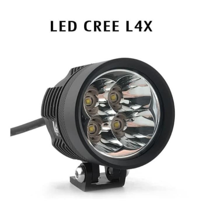 Lampu Led Cree Sorot Tembak L4X 4 Mata 40 Watt Motor Mobil